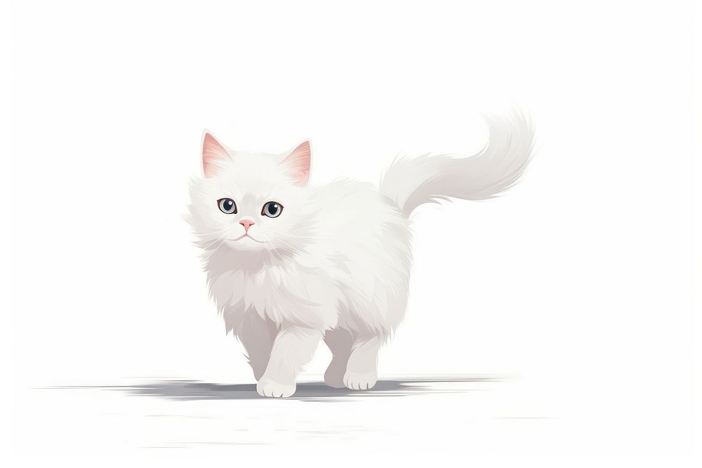 Mammal animal kitten white. AI generated Image by rawpixel.