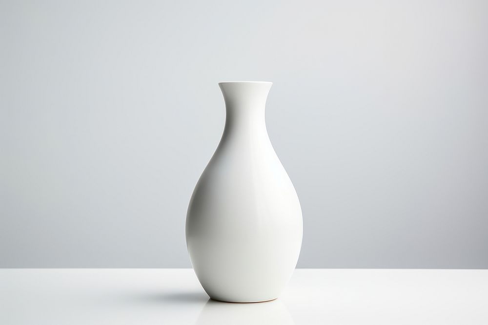 Vase porcelain pottery white. AI generated Image by rawpixel.