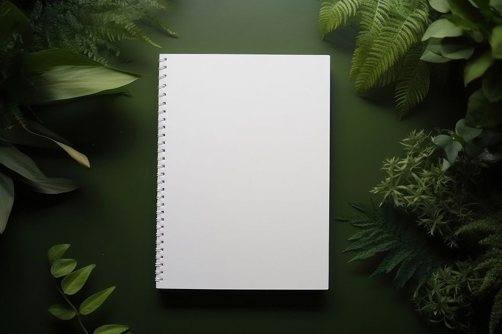 Paper plant green white. AI generated Image by rawpixel.