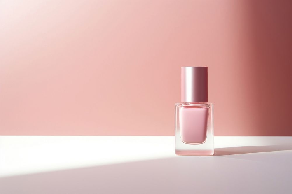 Cosmetics perfume bottle nail. AI generated Image by rawpixel.