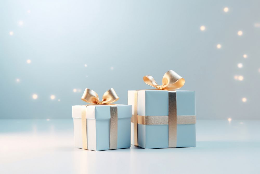 Gift box illuminated celebration. AI generated Image by rawpixel.