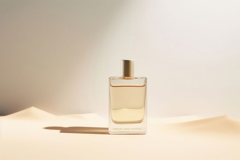 Perfume cosmetics bottle lighting. AI generated Image by rawpixel.