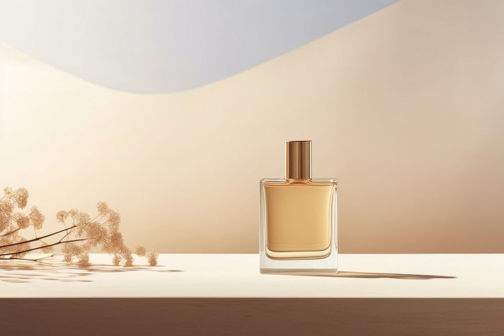 Perfume cosmetics bottle container. AI generated Image by rawpixel.