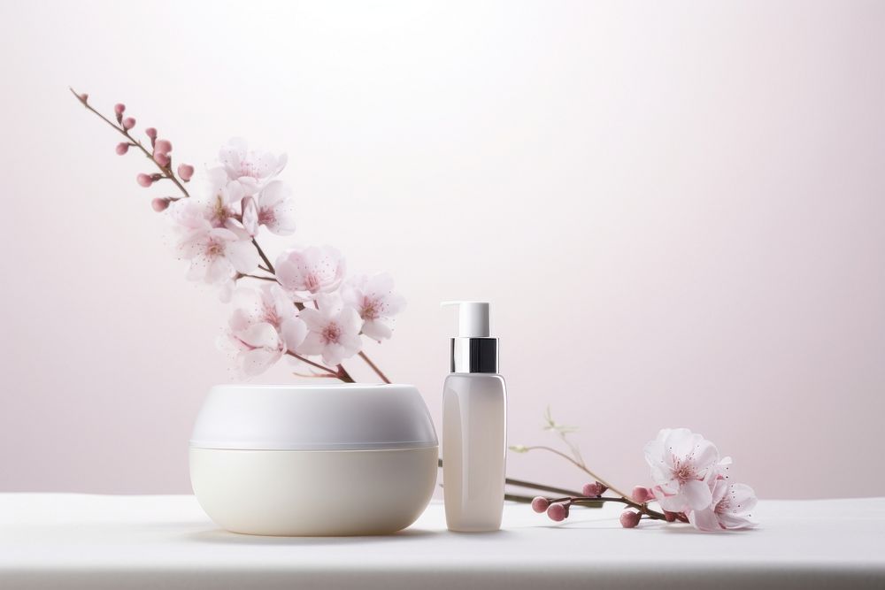Cosmetics perfume flower plant. AI generated Image by rawpixel.