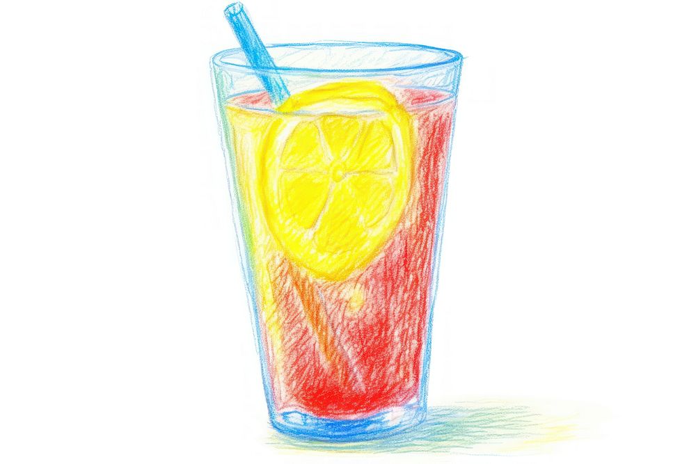 Drink glass cocktail fruit. AI generated Image by rawpixel.