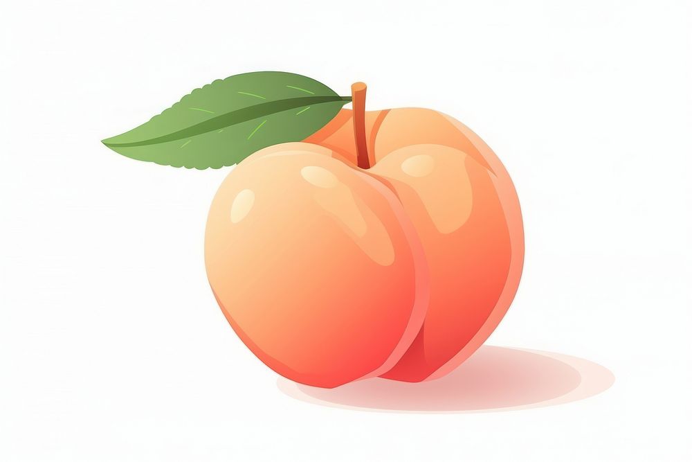 Apricot peach fruit plant. AI generated Image by rawpixel.