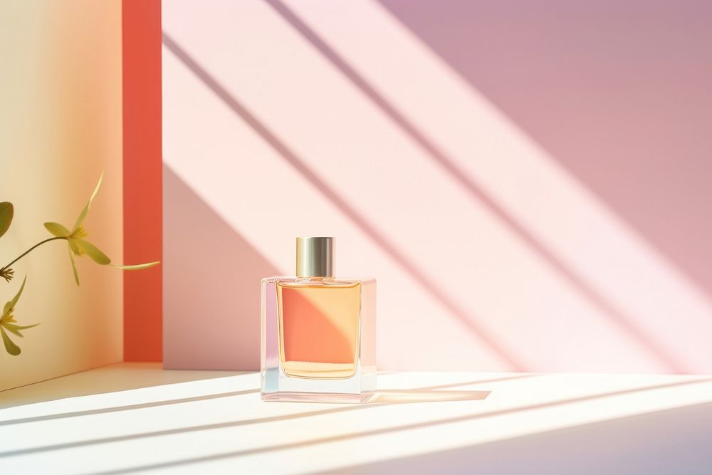 Perfume cosmetics lighting sunlight. AI generated Image by rawpixel.