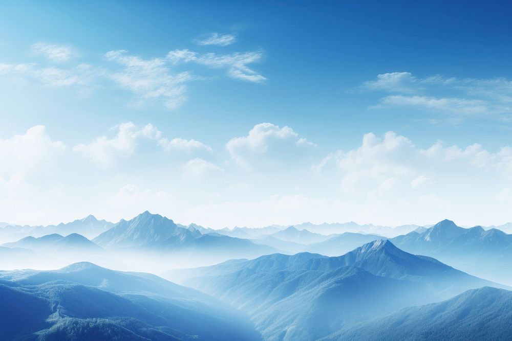 Mountain sky landscape outdoors. AI generated Image by rawpixel.