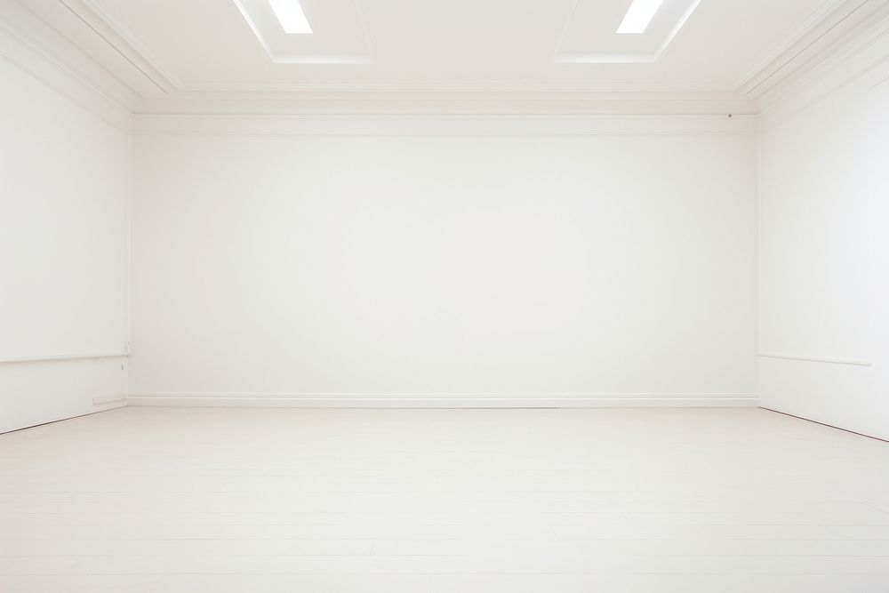 Flooring white room architecture. AI generated Image by rawpixel.