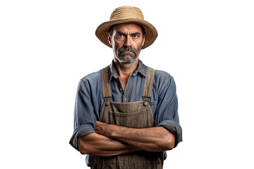 Portrait farmer adult photo. AI generated Image by rawpixel.
