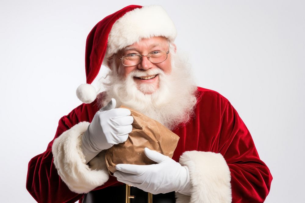 Christmas glove adult santa claus. AI generated Image by rawpixel.