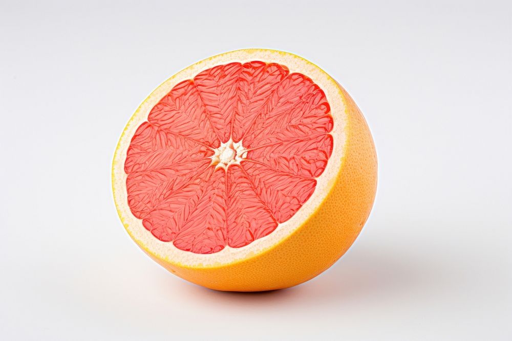 Grapefruit plant food white background. 