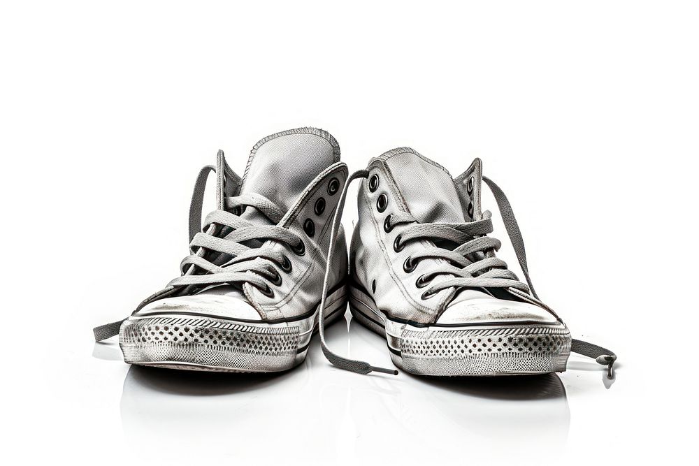 Shoe footwear white white background. AI generated Image by rawpixel.