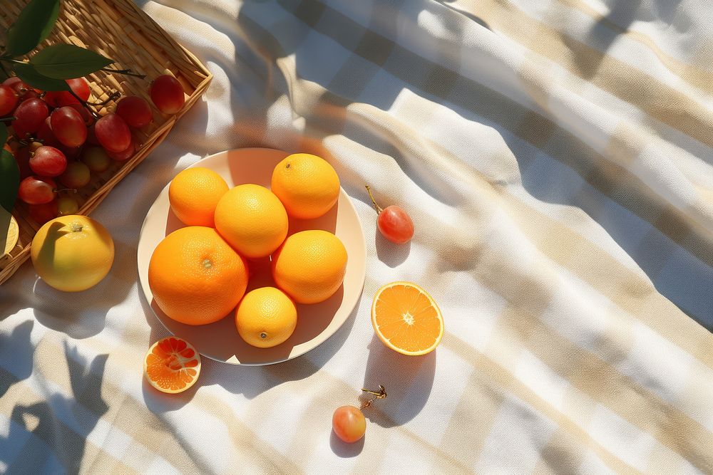 Outdoors fruit day clementine. AI generated Image by rawpixel.