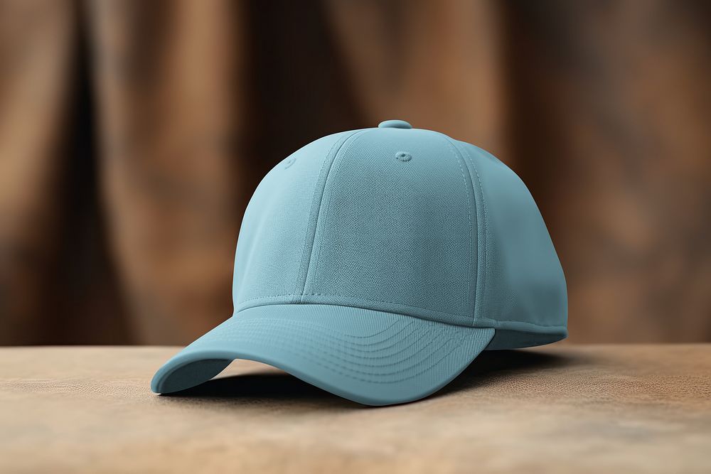 Blue fashion cap, hat accessory
