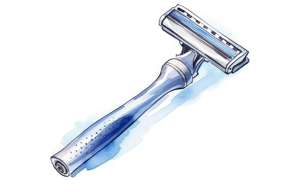 Razor white background weaponry hygiene. AI generated Image by rawpixel.