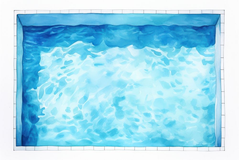 Backgrounds water pool white background.