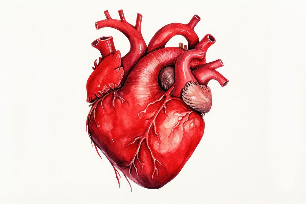 Heart creativity science medical. AI generated Image by rawpixel.