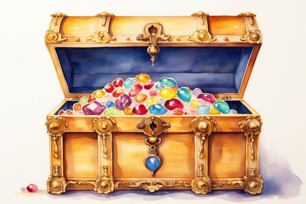 Treasure box creativity container. AI generated Image by rawpixel.