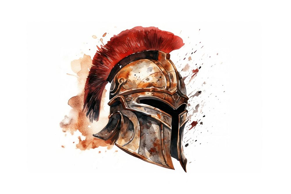 Helmet splattered creativity painting. AI generated Image by rawpixel.