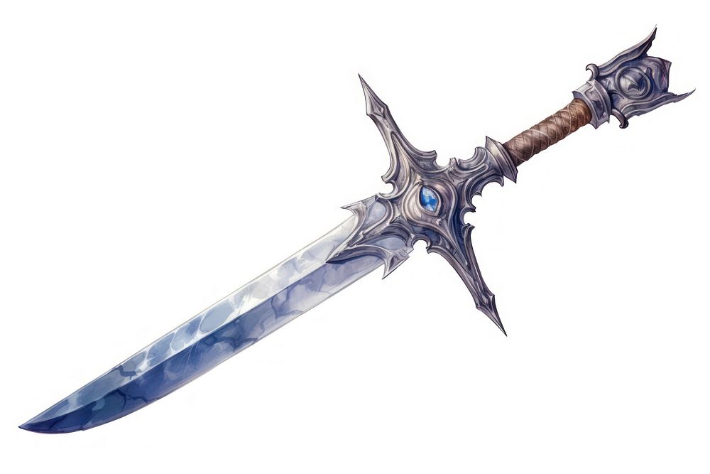 Sword weapon dagger weaponry. AI generated Image by rawpixel.