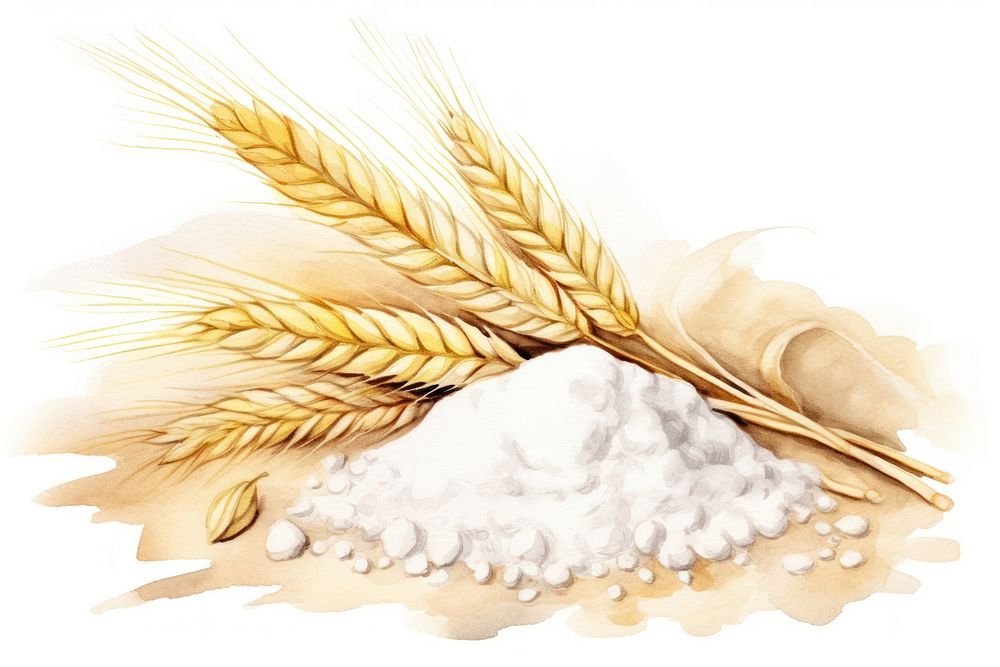 Wheat flour food agriculture. AI generated Image by rawpixel.