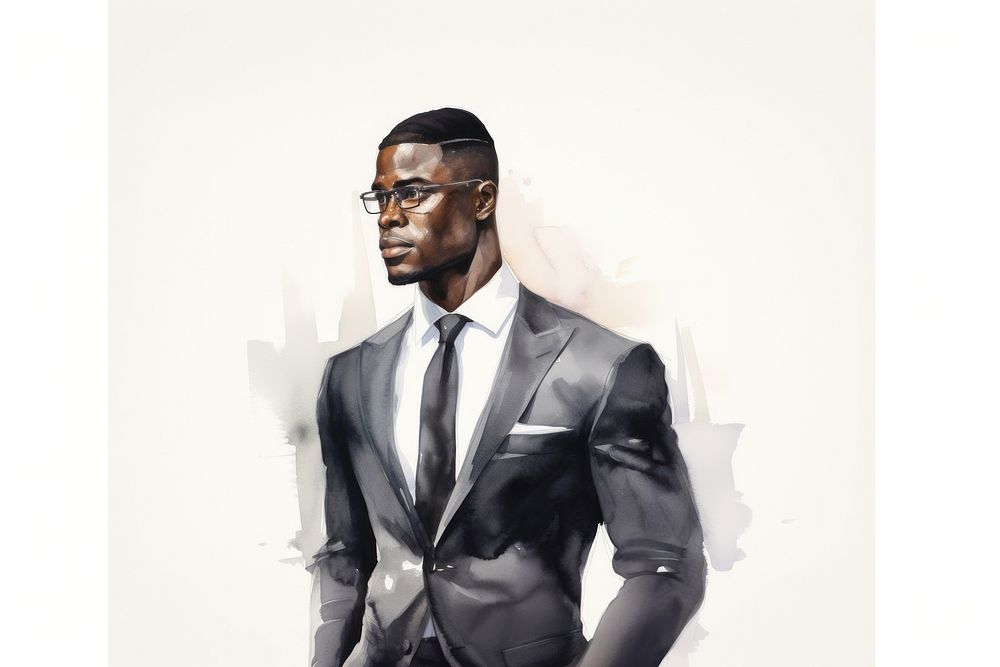 Portrait tuxedo adult tie. AI generated Image by rawpixel.
