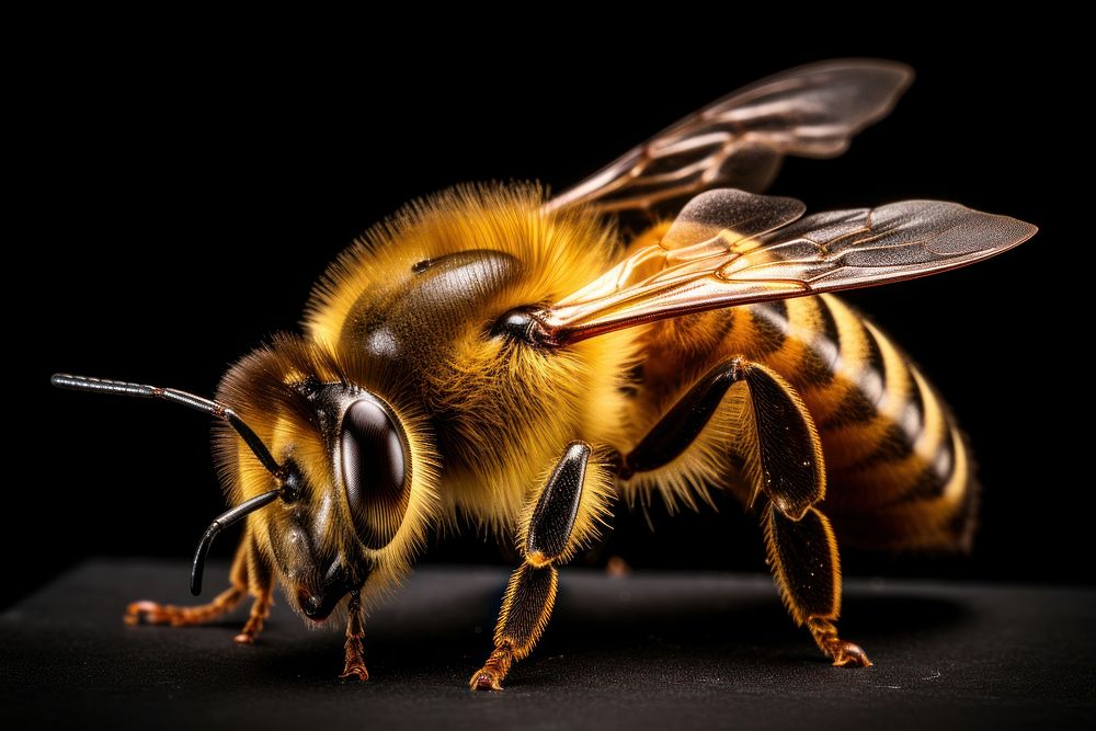 Bee animal insect hornet. AI generated Image by rawpixel.