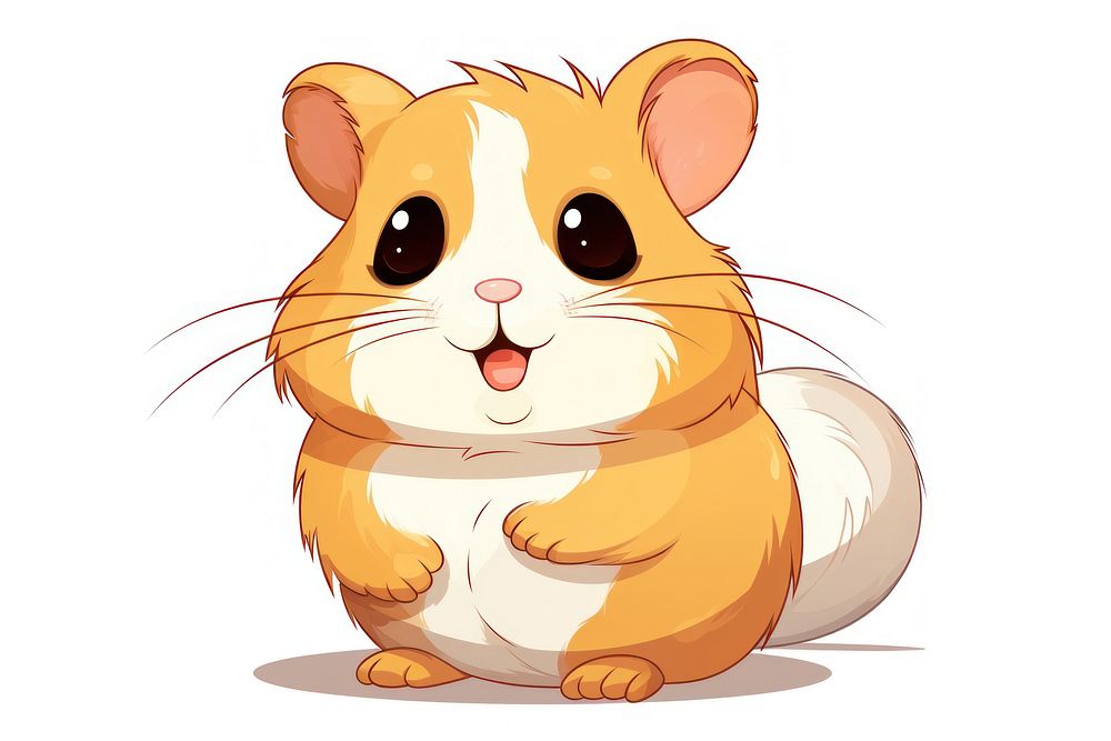 Hamster wildlife rodent mammal. AI generated Image by rawpixel.