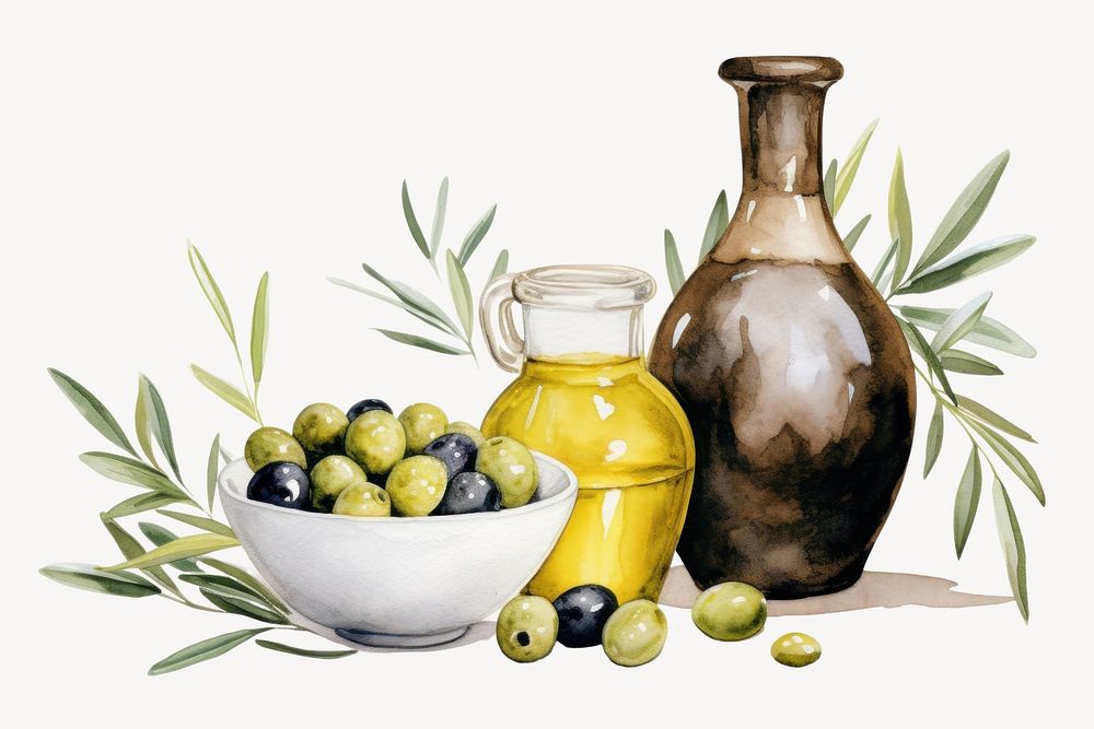 Bottle olive plant food. 