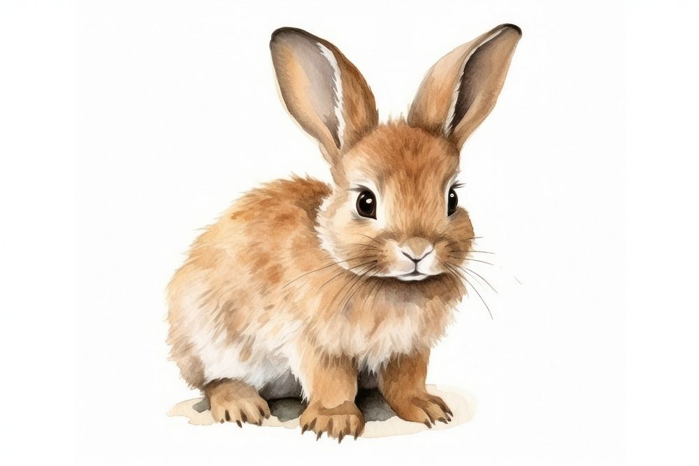 Rodent mammal animal bunny. AI generated Image by rawpixel.