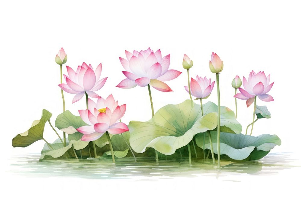 Lotus flower. AI generated Image by rawpixel.