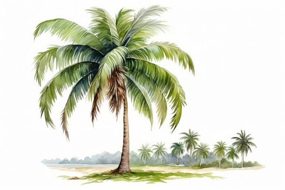 Tree outdoors tropics coconut. AI generated Image by rawpixel.