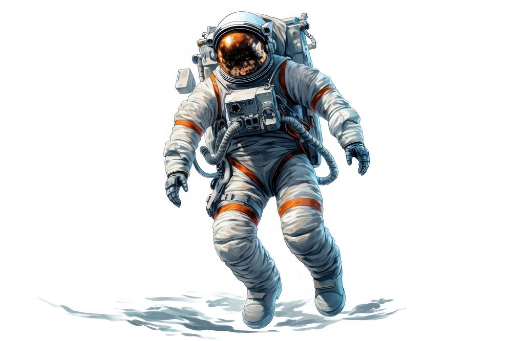 Helmet space white background space suit. AI generated Image by rawpixel.