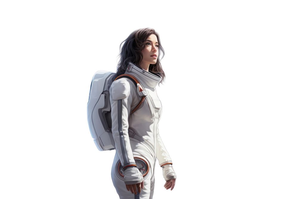 Astronaut adult women white. AI generated Image by rawpixel.