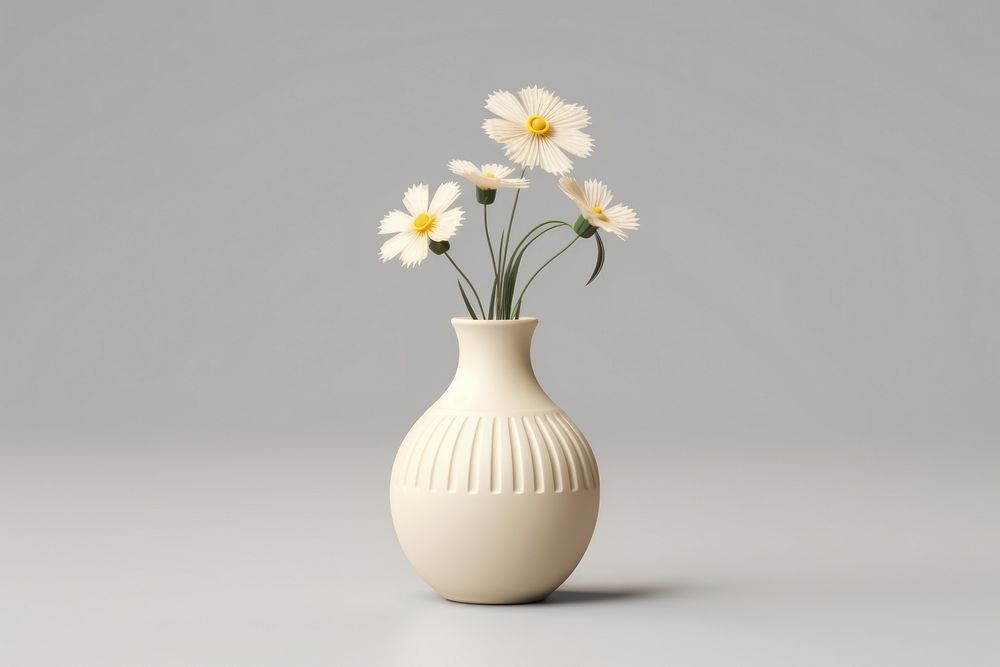 Flower vase pottery plant. AI generated Image by rawpixel.