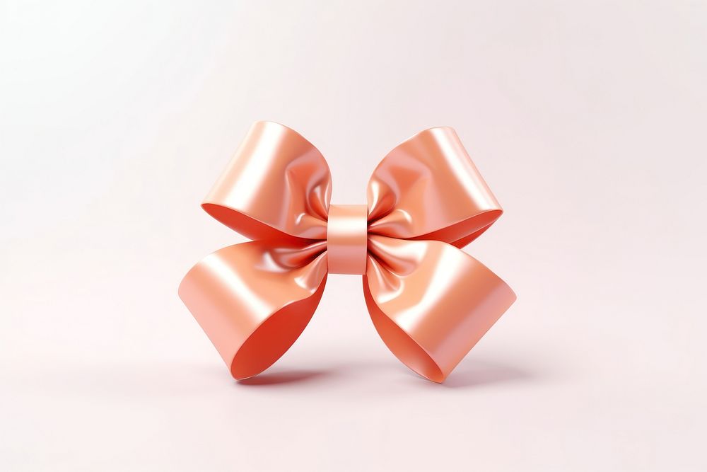 Gift bow white background celebration. AI generated Image by rawpixel.
