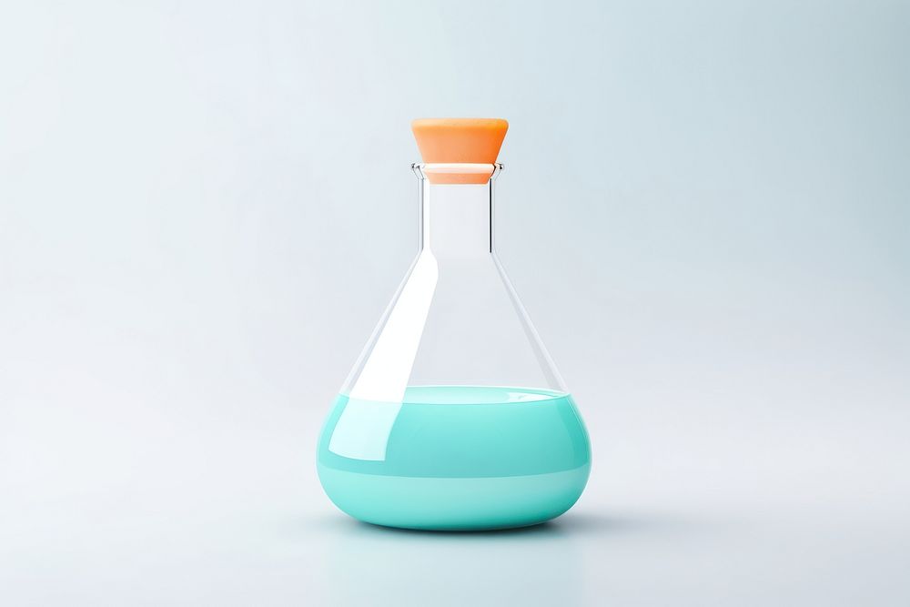 Glass biotechnology biochemistry laboratory. AI generated Image by rawpixel.