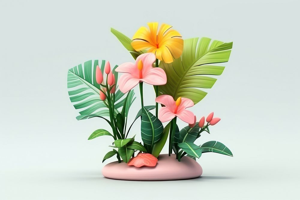 Plant flower inflorescence creativity. AI generated Image by rawpixel.
