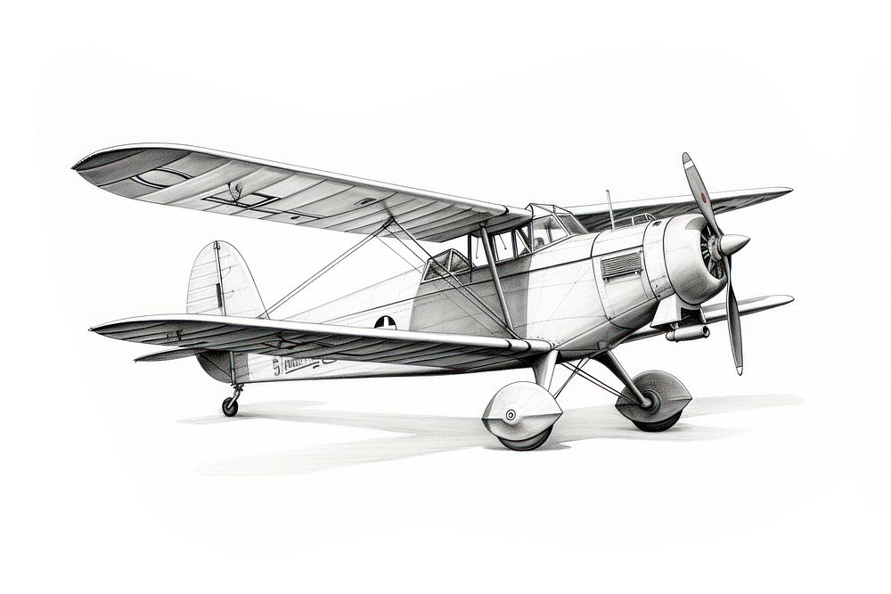 Aircraft airplane vehicle biplane. AI generated Image by rawpixel.