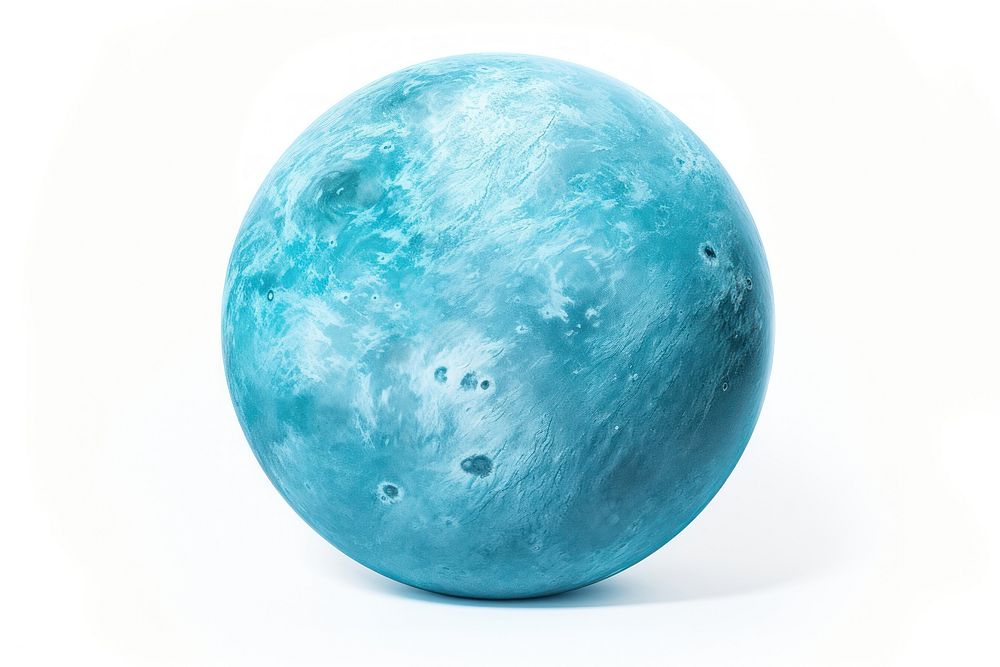 Planet astronomy turquoise sphere. AI generated Image by rawpixel.