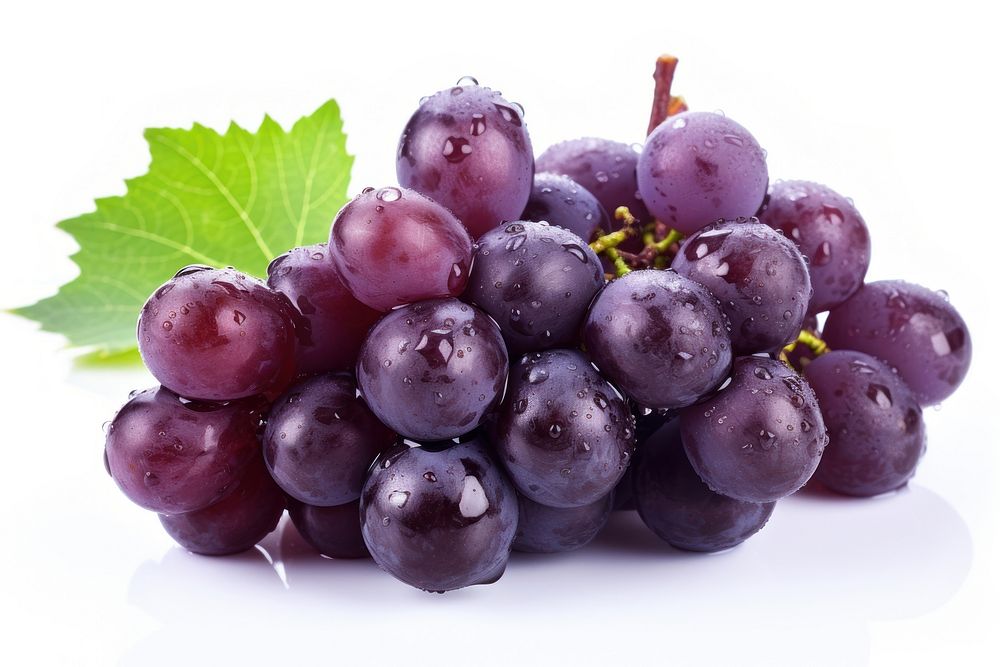 Grapes fruit plant food. 