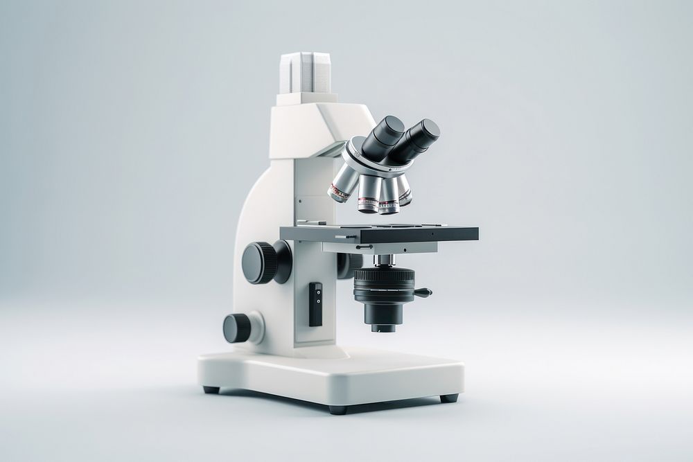 Microscope biotechnology magnification biochemistry. AI generated Image by rawpixel.