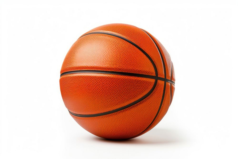 Basketball sports white background simplicity. AI generated Image by rawpixel.