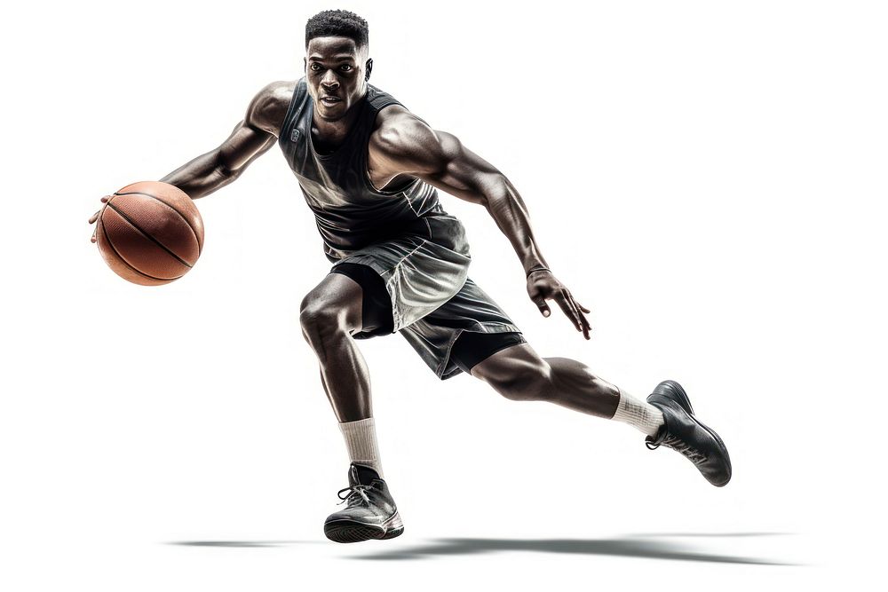 Basketball footwear sports player. AI generated Image by rawpixel.