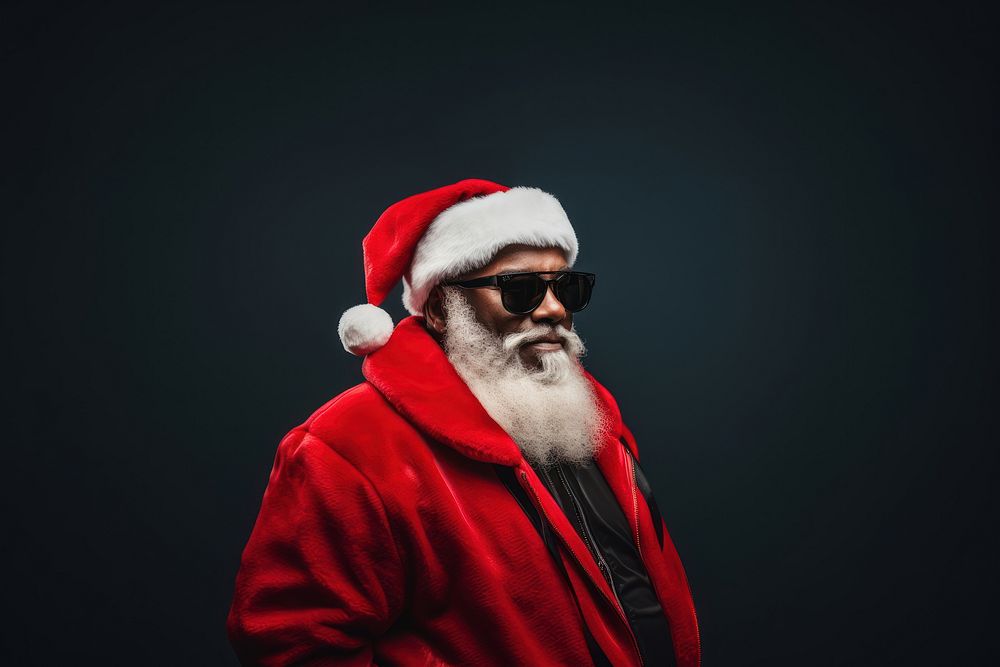 Christmas portrait beard adult. AI generated Image by rawpixel.