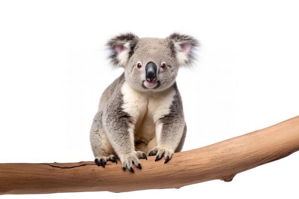 Koala wildlife animal mammal. AI generated Image by rawpixel.