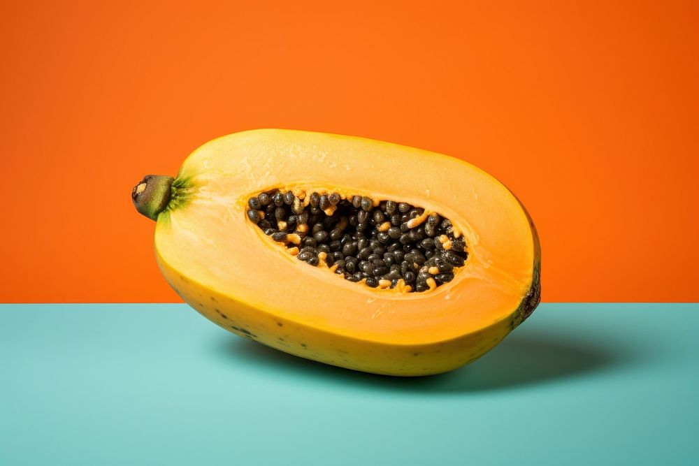 Papaya fruit plant food. 