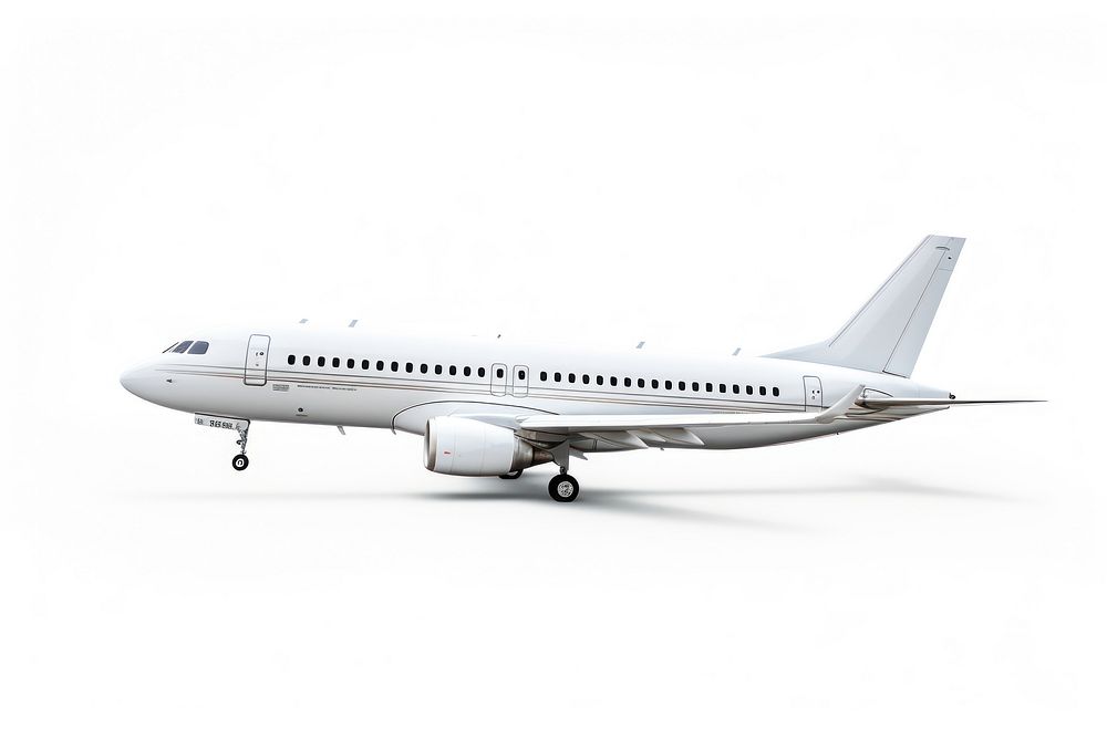 Aircraft airliner airplane vehicle. AI generated Image by rawpixel.