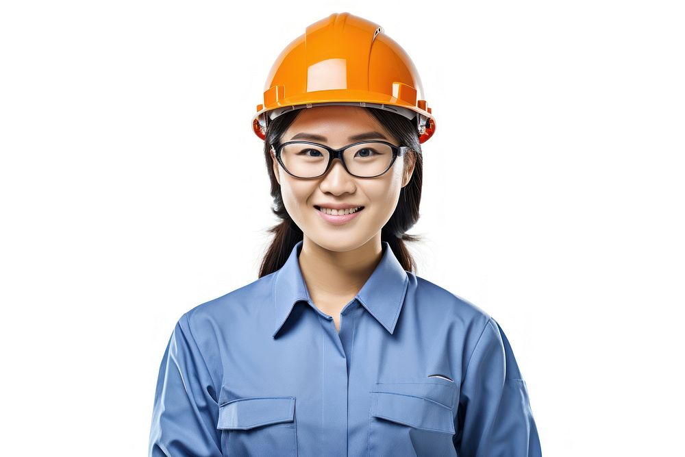Hardhat helmet female adult. AI generated Image by rawpixel.
